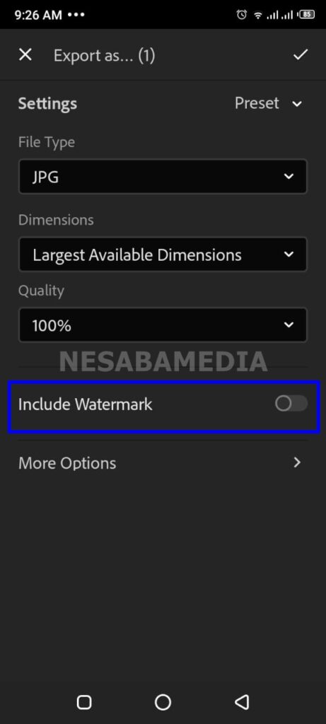 Lightroom APK Tanpa Watermark