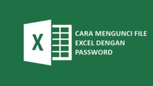 cara mengunci file excel dengan password