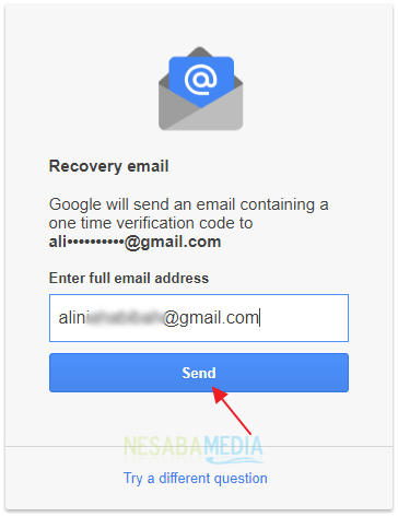 lupa password gmail berhasil