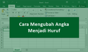 Cara Mengubah Angka Menjadi Huruf Di Excel