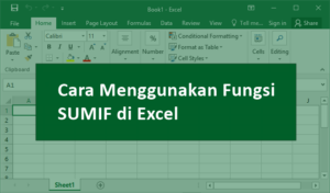 Rumus Excel SUMIF