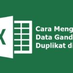 cara menghapus duplikat di excel