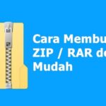 cara membuat file zip dan rar