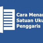 cara menampilkan ruler di word