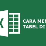 cara membuat tabel di excel