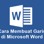 Cara Membuat Garis di Word