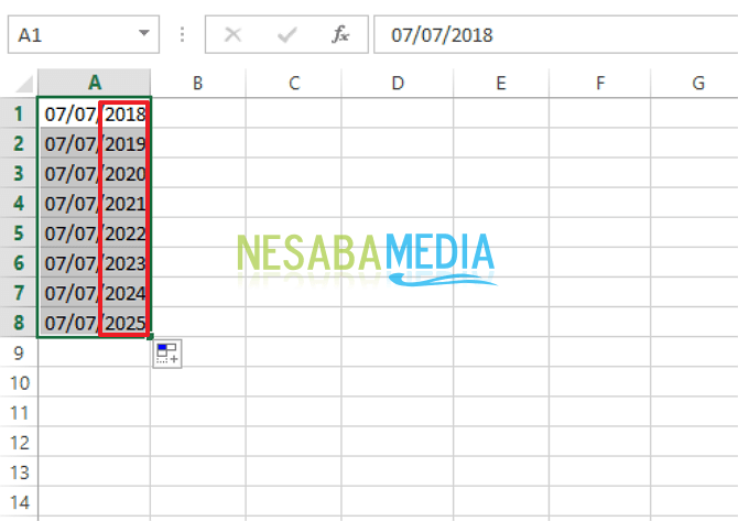 Rumus Menampilkan Bulan dan Tahun Pada Excel