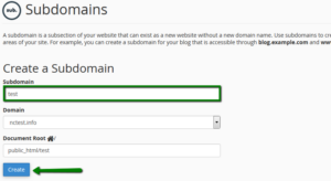 Pengertian Subdomain adalah