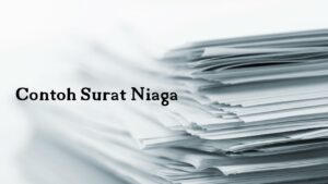 10 Contoh Surat Niaga 