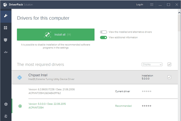 instal driverPack solution