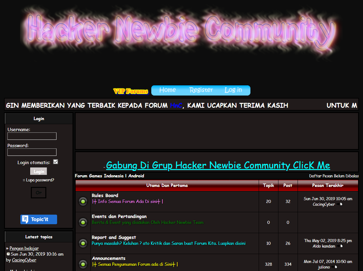 Hacker Newbie - Situs Hacker Indonesia