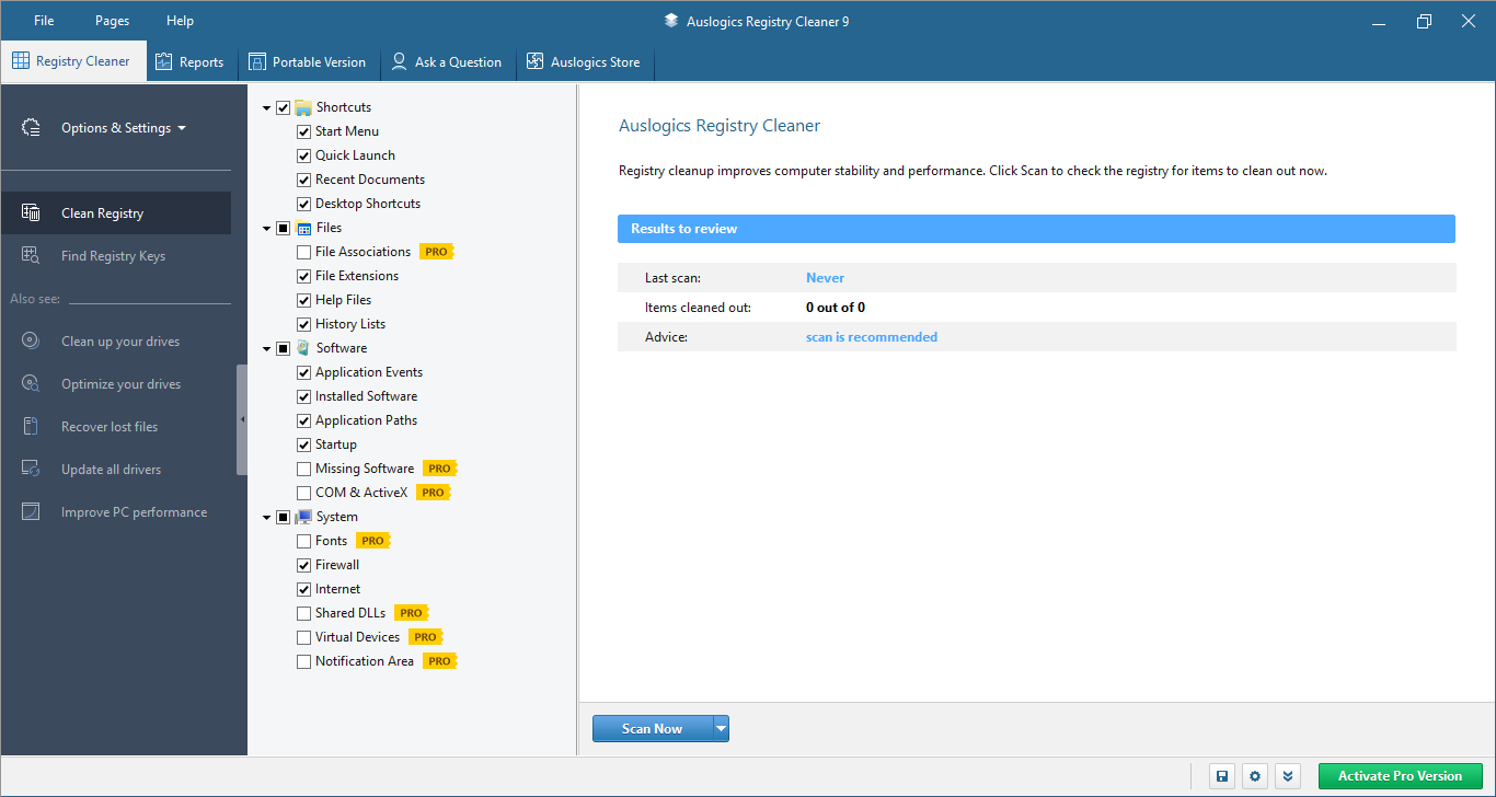 Download Auslogics Registry Cleaner Terbaru