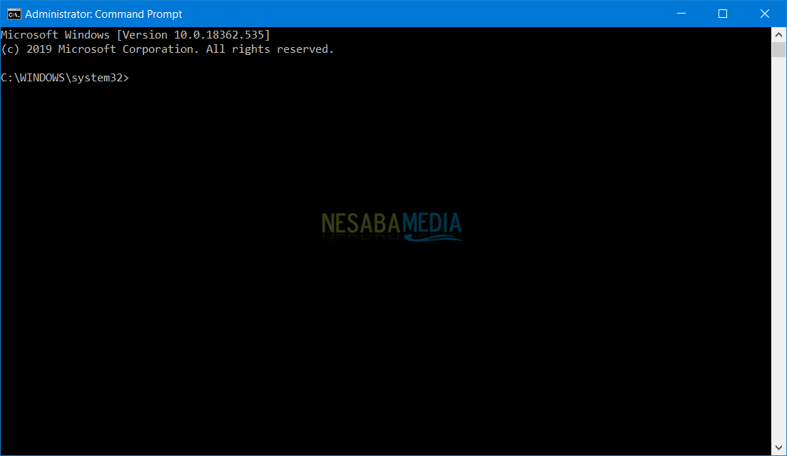 Mengatasi CMD Tidak Bisa Dibuka Nesabamedia 6