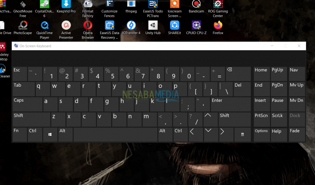 Cara Menampilkan On Screen Keyboard Di Laptop Gambar