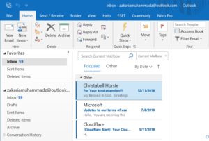 Cara Backup Email di Outlook