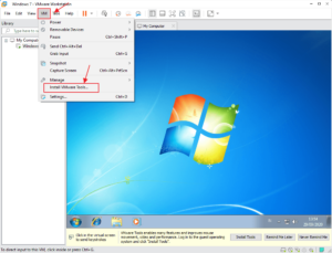 cara install Windows 7 di VMware