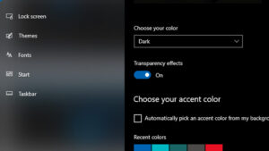 Windows 10 Dark Theme Mode Gelap