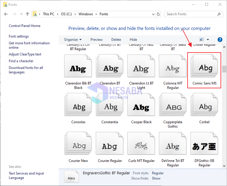 Cara Mengganti Font Di Windows 10 (Lengkap+Gambar)