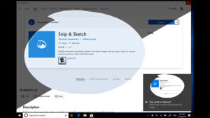 Aplikasi Tangkapan Layar Snip & Sketch Windows 10