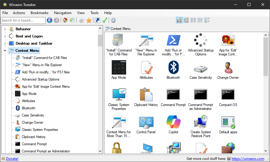 Download Winaero Tweaker Terbaru