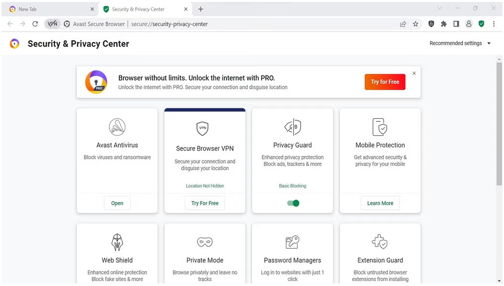 Download Avast Secure Browser Terbaru