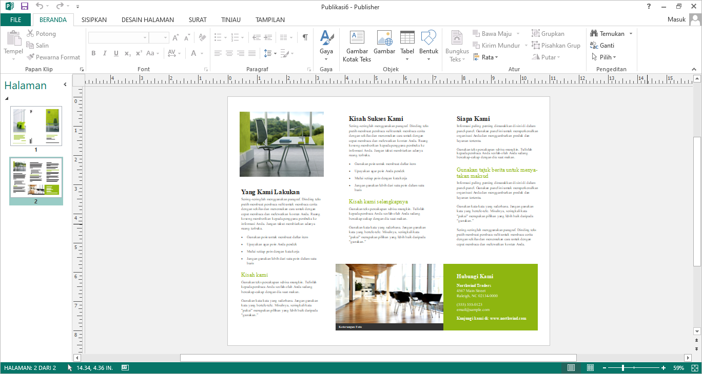 Download Microsoft Publisher 2013 Terbaru