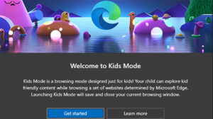 Browser Microsoft Edge Kids Mode