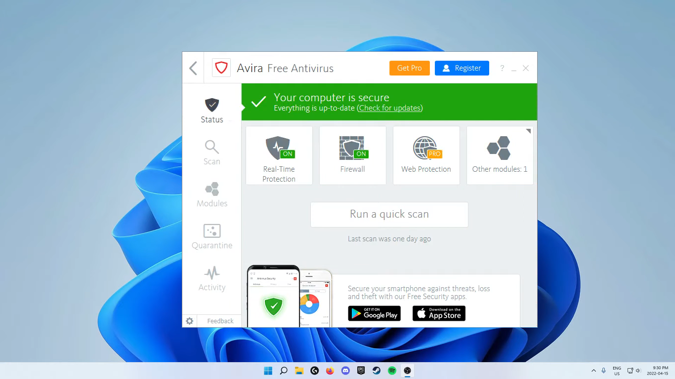 Download Avira Antivirus Terbaru