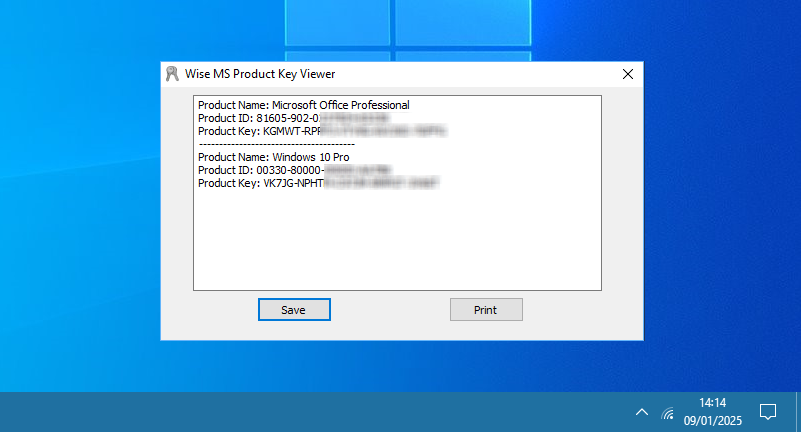 Download Wise Windows Key Finder Terbaru