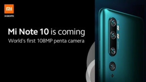 Smartphone Xiaomi Mi Note 10 Kamera 108MP