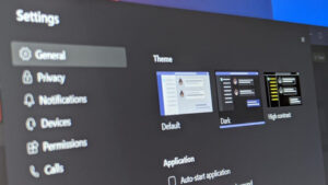 Microsoft Teams Dengan Mode Gelap