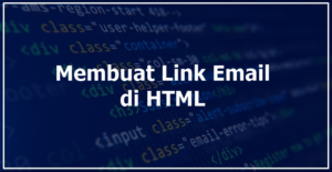 membuat link email di html