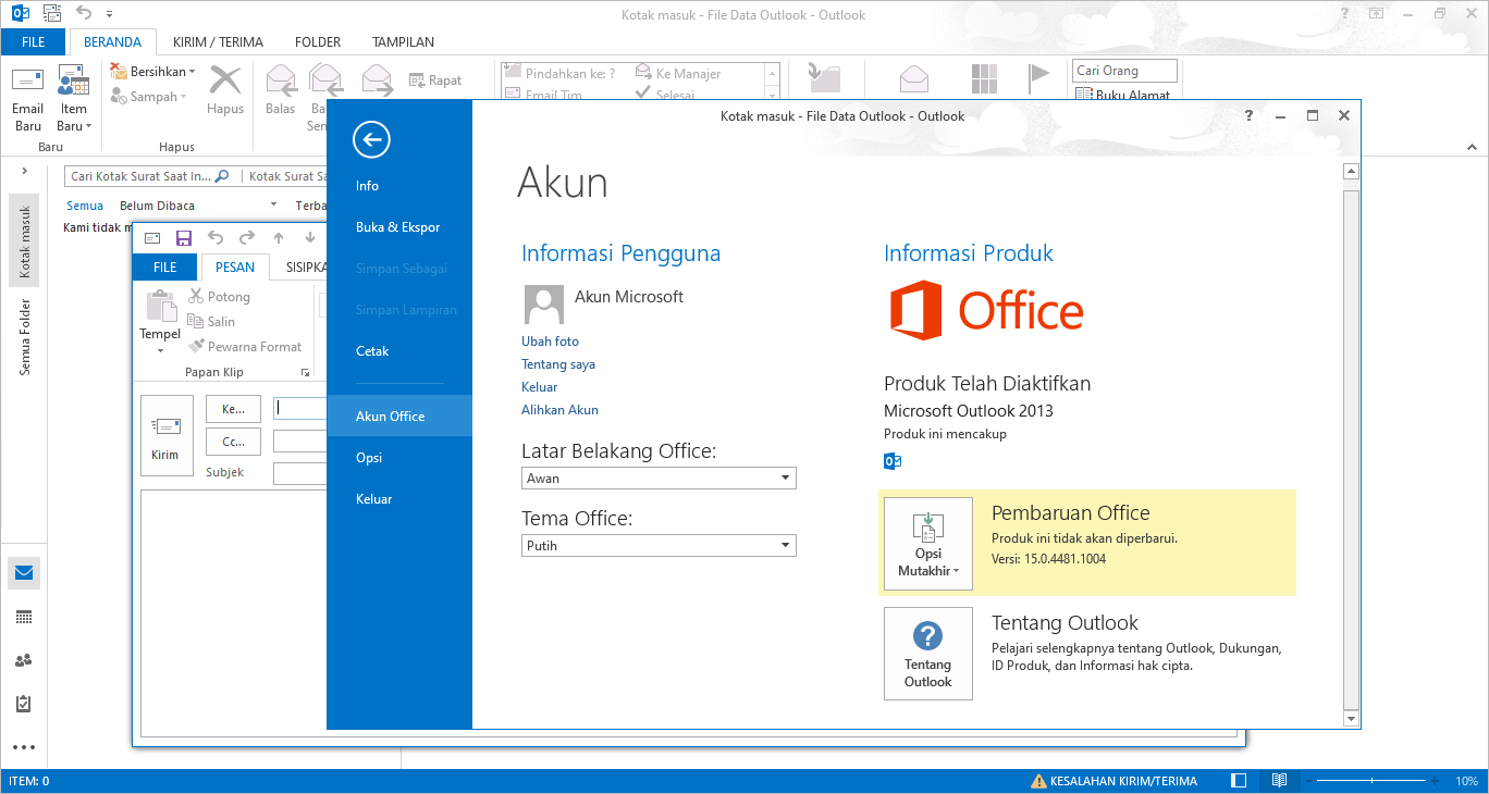 Download Microsoft Outlook 2013 Terbaru