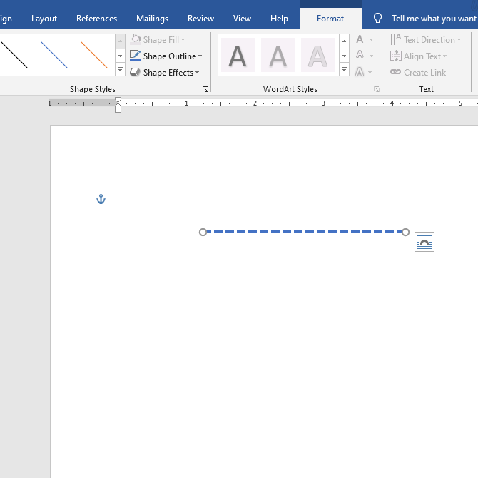 Cara Membuat Garis Putus Putus Di Microsoft Word Gambar 5321