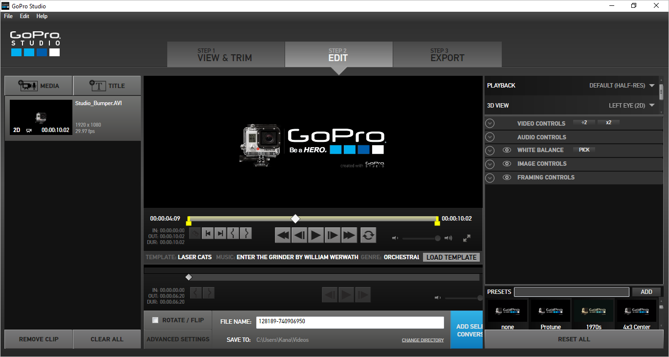 Download GoPro Studio Terbaru