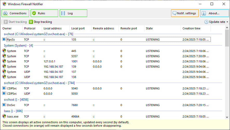 Download Windows Firewall Notifier Terbaru