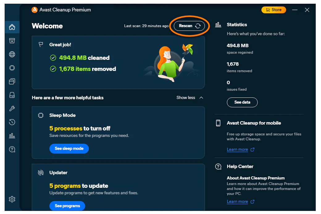 Download Avast Cleanup Terbaru