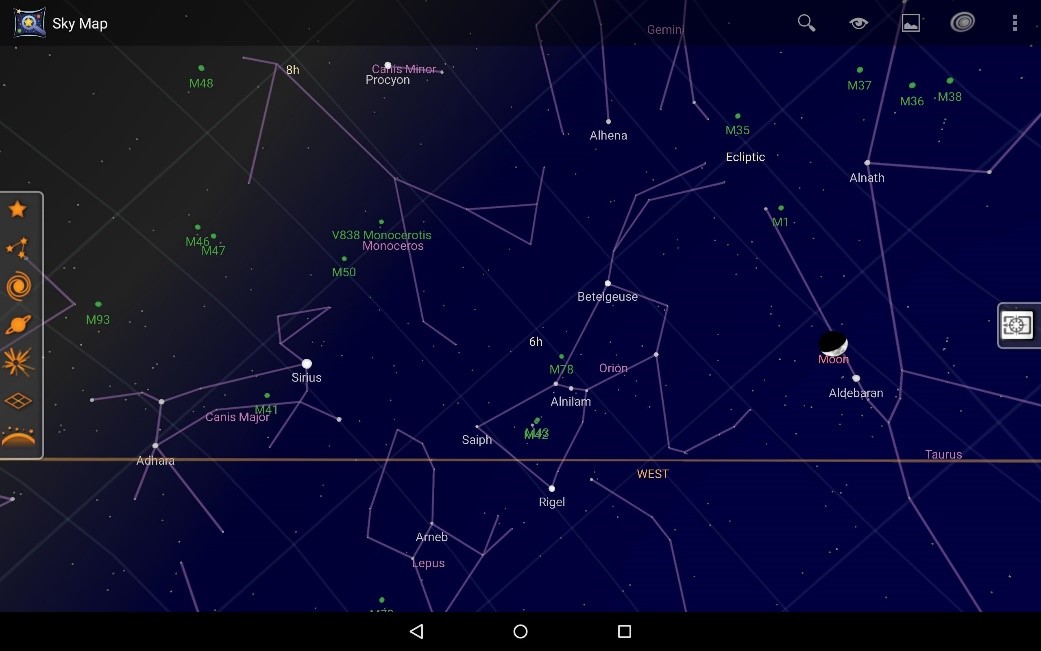 Google Sky Map