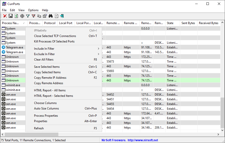 Download CurrPorts Terbaru