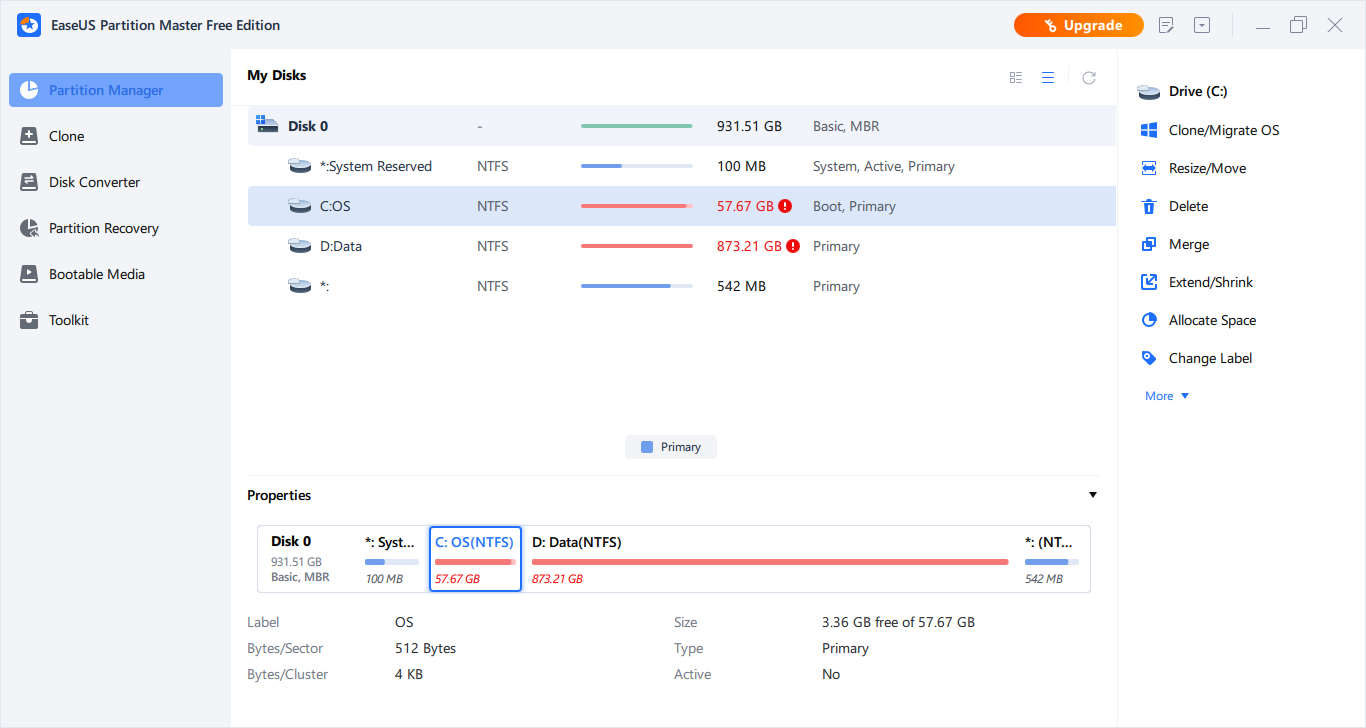 Download EaseUS Partition Master Terbaru