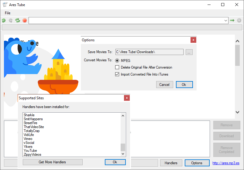 Download Ares Tube Terbaru