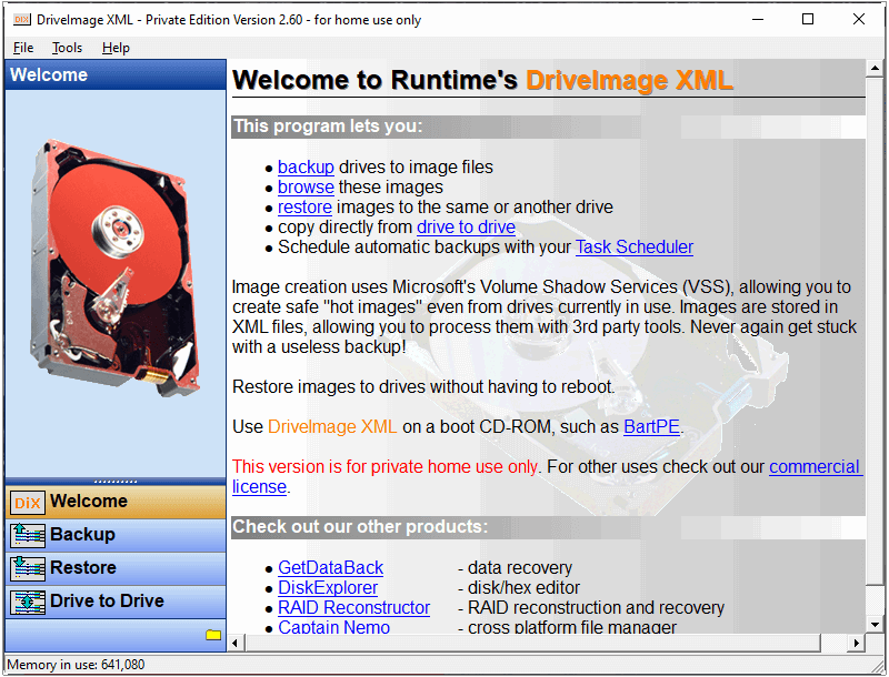 Download DriveImage XML Terbaru