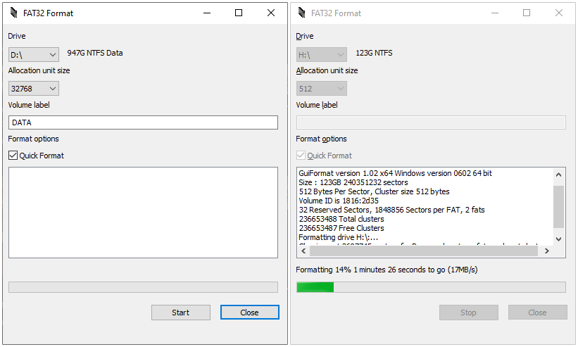 Download FAT32 Format GUI Terbaru