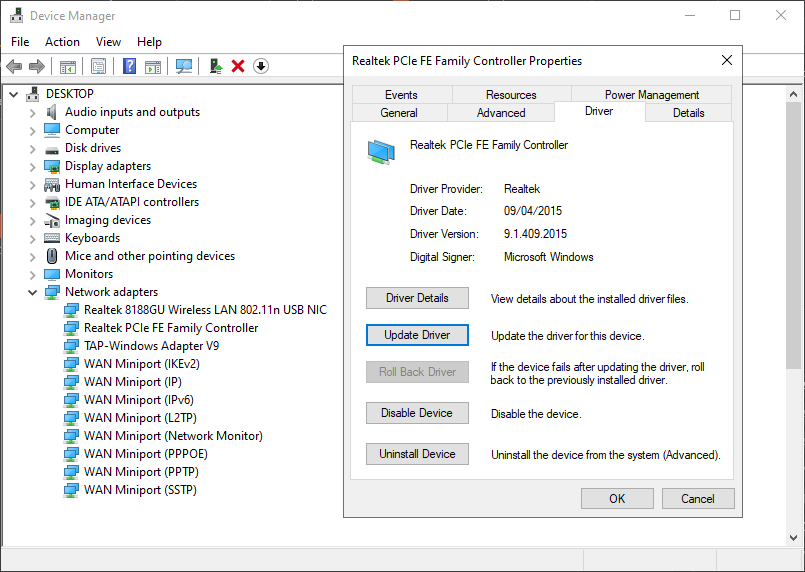 Download Realtek Ethernet LAN Driver Terbaru