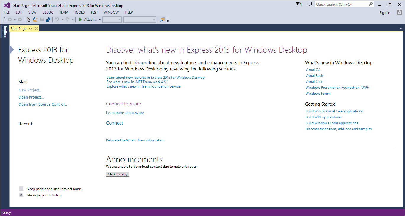 Download Visual Studio 2013 Express Terbaru