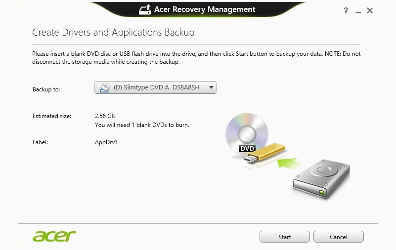 Download Acer eRecovery Management Terbaru