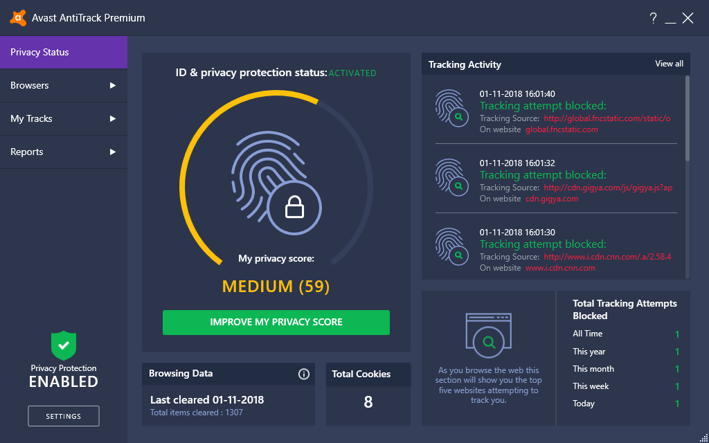 Download Avast AntiTrack Terbaru