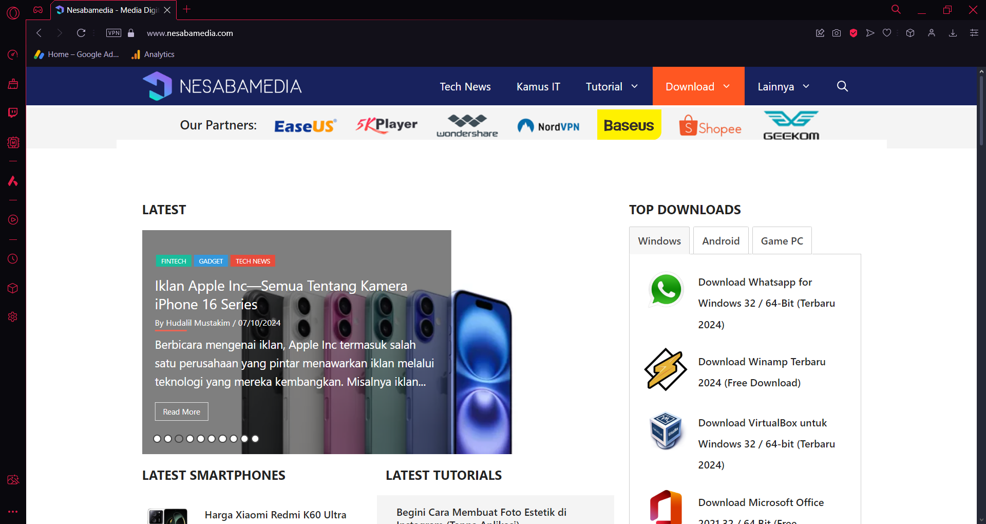 Download Opera GX Terbaru