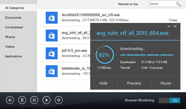 Fitur Pada Xtreme Download Manager