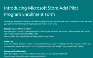 Microsoft Store Ads